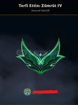 WEST SOLOQ ZÜMRÜT 4 +30 -10 LP GAINI OLAN HESAP