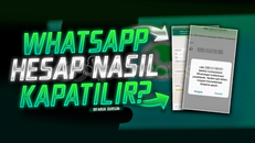 WHATSAP KAPATMA METHODU