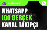 Whatsapp 100 Gerçek Kanal Takipçi | HIZLI