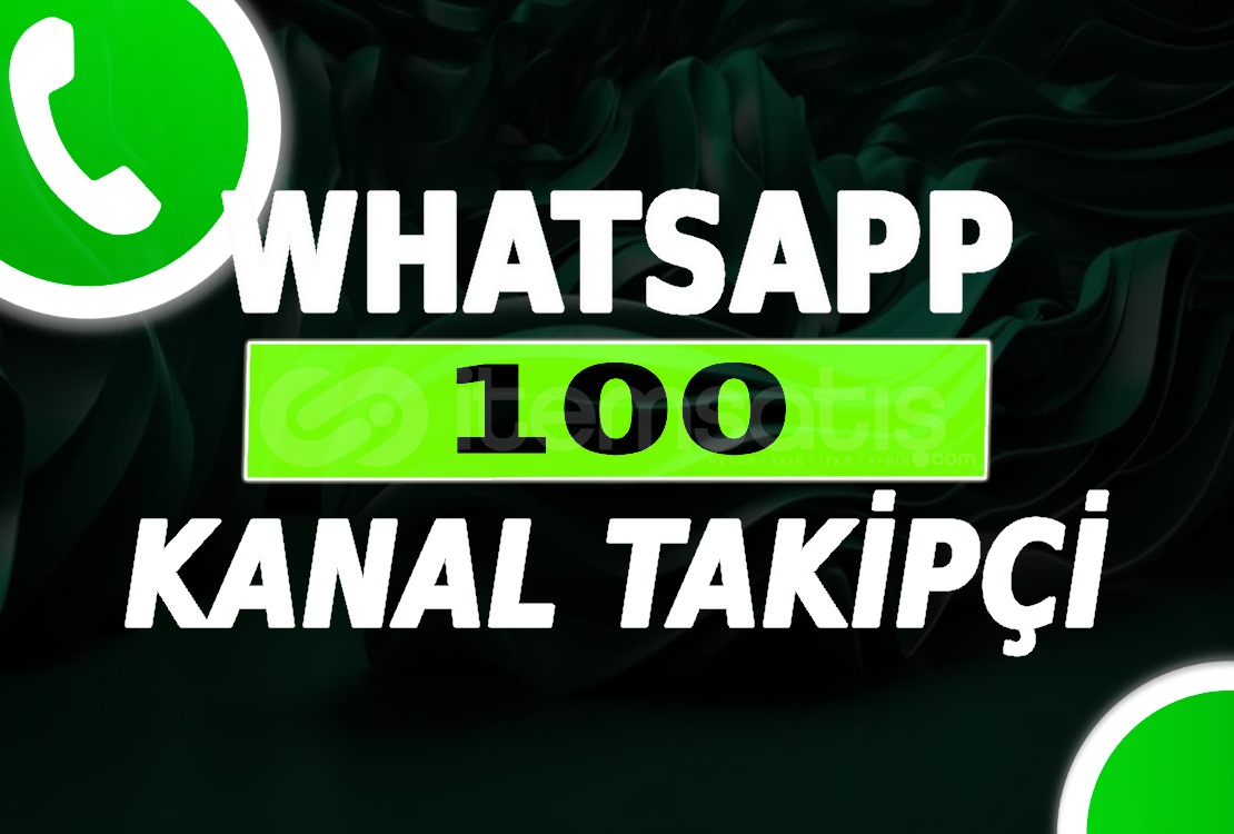 Whatsapp 100 Gerçek Kanal Takipçi | HIZLI Whatsapp 100 Gerçek Kanal Takipçi | HIZLI
