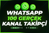 Whatsapp 100 Gerçek Kanal Takipçi | HIZLI