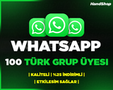 ⭐WHATSAPP 100 GRUP ÜYESİ | KALİTELİ⭐