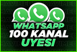 Whatsapp 100 Kanal Üye - Anlık