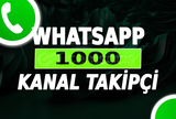 Whatsapp 1000 Gerçek Kanal Takipçi | HIZLI