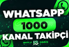 ⭐Whatsapp 1000 Gerçek Kanal Takipçi | HIZLI⭐