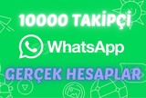 WHATSAPP 10000 KANAL TAKİPÇİ