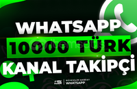 ⭐Whatsapp 10000 Türk Kanal Takipçi | HIZLI⭐