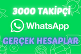 WHATSAPP 3000 KANAL TAKİPÇİ