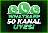 Whatsapp 50 Kanal Üye - Anlık