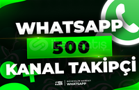 Whatsapp 500 Gerçek Kanal Takipçi | HIZLI