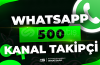 ⭐Whatsapp 500 Gerçek Kanal Takipçi | HIZLI⭐