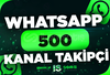 ⭐Whatsapp 500 Gerçek Kanal Takipçi | HIZLI⭐