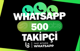 Whatsapp 500 Gerçek Kanal Takipçi | HIZLI