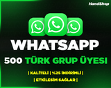 ⭐WHATSAPP 500 GRUP ÜYESİ | KALİTELİ⭐