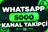 ⭐Whatsapp 5000 Gerçek Kanal Takipçi | HIZLI⭐
