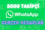 WHATSAPP 5000 KANAL TAKİPÇİ