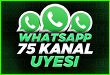 Whatsapp 75 Kanal Üye - Anlık