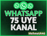 Whatsapp 75 Kanal Üye - Anlık
