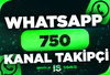 ⭐Whatsapp 750 Gerçek Kanal Takipçi | HIZLI⭐