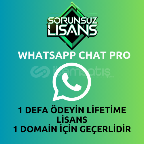 WhatsApp Chat Pro - Ömür Boyu WhatsApp Chat Pro - Ömür Boyu