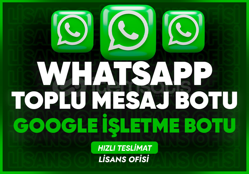 Whatsapp Toplu Mesaj Botu - 1 Aylık Whatsapp Toplu Mesaj Botu - 1 Aylık