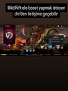 Wild rift uygun fiyata elo boost
