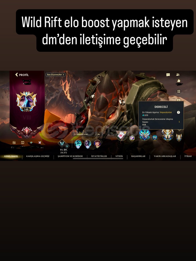 Wild rift uygun fiyata elo boost Wild rift uygun fiyata elo boost