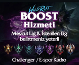 Wild Rift Elo Boost Hizmeti Detaylar Açıklamada