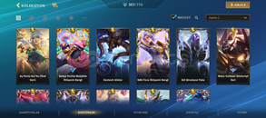 Wild Rift hesap 307 kostüm 53 bin koleksiyon