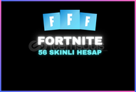 [WILDCAT] 56 SKINLI FORTNITE HESABI