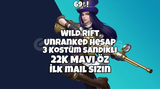 Wildrift Unranked Hesap 22K Mavı Öz