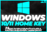 ⭐️Windows 10/11 Home Yükseltme Keyi |✅Garantili