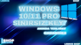 ⭐ Windows 10/11 Pro Key [Anında Teslimat] 