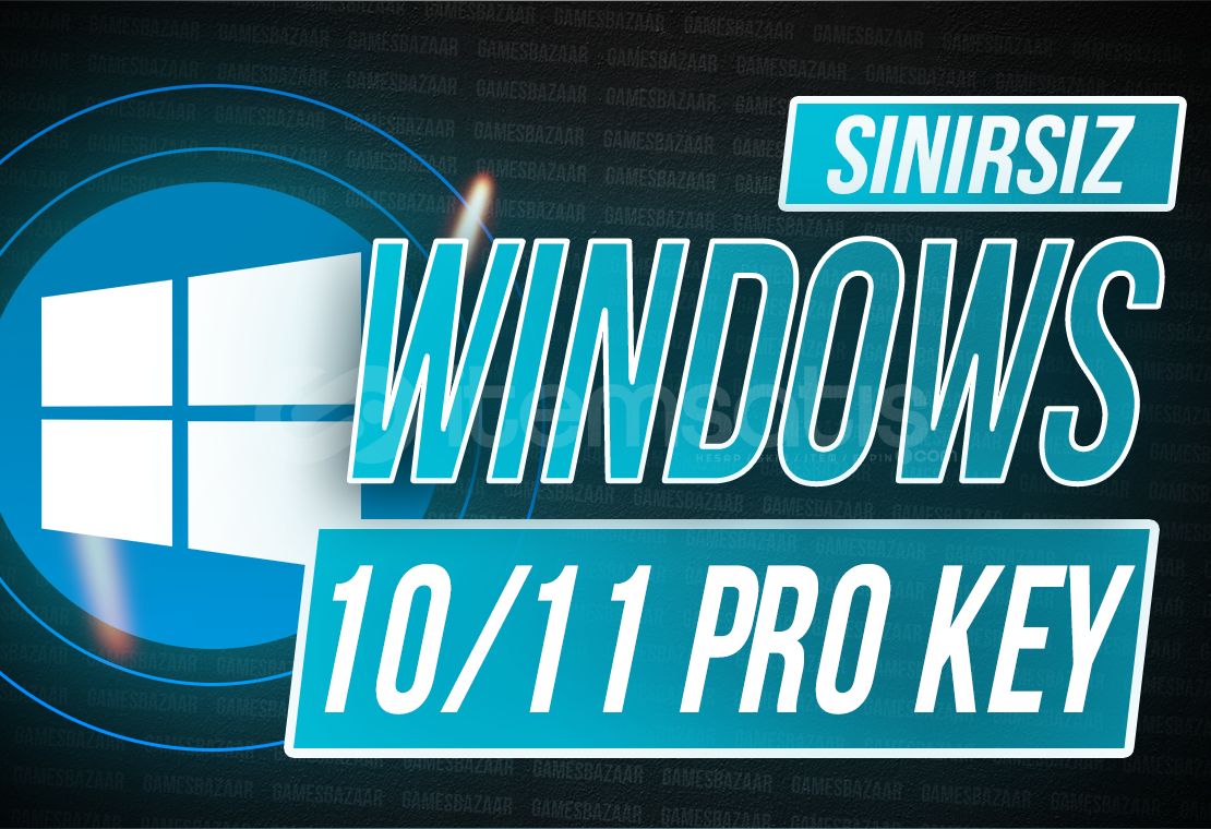 Windows 10/11 Pro Key Sınırsız + Garanti Windows 10/11 Pro Key Sınırsız + Garanti