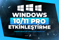 ⚡Windows 10/11 Pro Key + Garantili ve Oto⚡