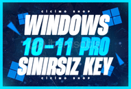 ⭐️Windows 10/11 Pro Key! ✅Ömür Boyu Garantili!