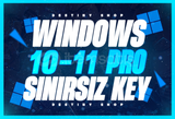 ⭐️Windows 10/11 Pro Key! ✅Ömür Boyu Garantili!