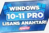⭐Windows 10/11 Pro Key Sınırsız + Garanti ⭐