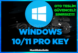 ⭐Windows 10/11 Pro Key Sınırsız+Garanti⭐