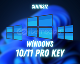 Windows 10/11 Pro Key Sınırsız + Garanti