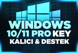 Windows 10/11 Pro Key Sınırsız & Garanti