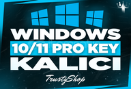 ⭐ Windows 10/11 Pro Key Sınırsız & Garanti