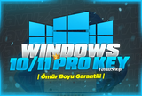 ⭐️ WİNDOWS 10/11 PRO Key | Oto Teslimat