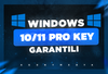 Windows 10/11 Pro Key + Sorunsuz