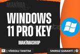 Windows 11 Pro Key + Sorunsuz