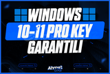 ⭐Windows 10/11 Pro Key⭐Sorunsuz⭐