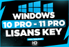 ⭐️WİNDOWS 10/11 PRO KEY + ✅ SORUNSUZ⭐️