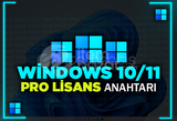 ⭐Windows 10/11 Pro Key⭐Sorunsuz⭐
