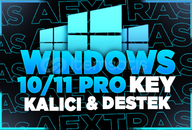 ⭐️Windows 10/11 Pro Key ✅Sorunsuz + Garantili!