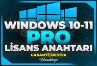 ⭐[SORUNSUZ] WİNDOWS 10/11 PRO KEY⭐